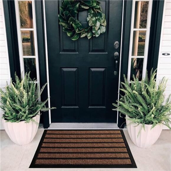 2 Pack Door Mat Outdoor Mat - Front Door Mat Welcome Mat Welcome
